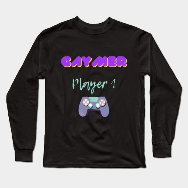 GAYMER Long Sleeve T-Shirt by Delta Zero Seven